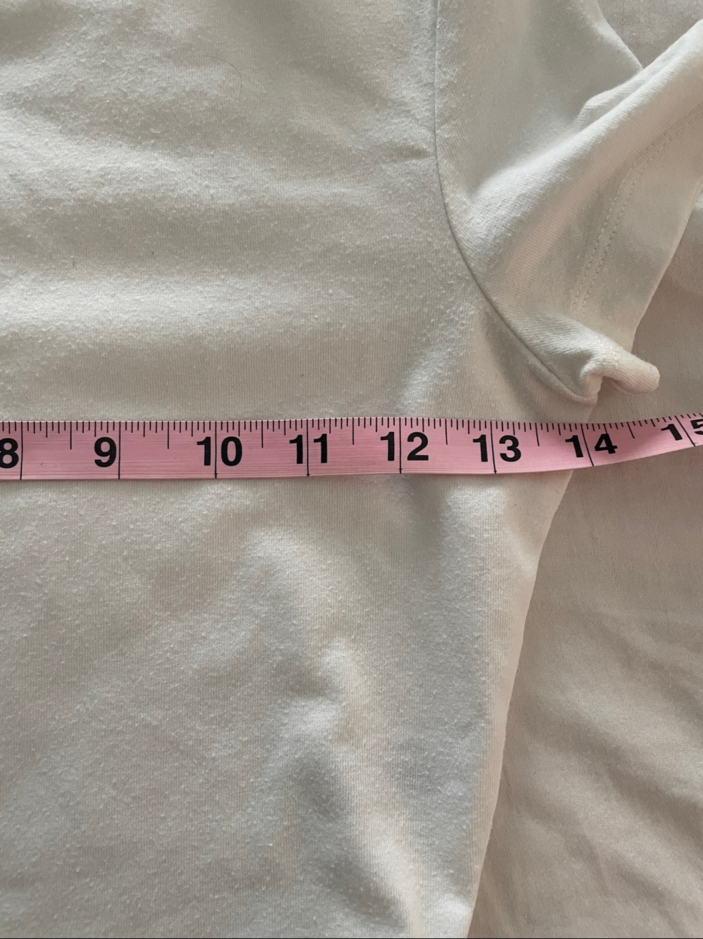 Wild Fable White Cropped T Shirt Top Short Sleeve Crew Neck - Picture 3 of 6
